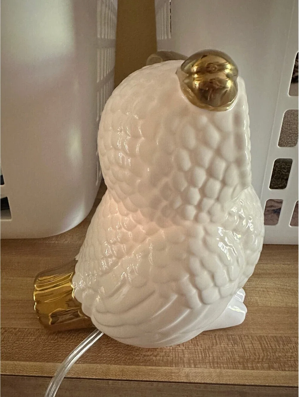 EUC Pottery Barn Kids Ceramic Owl Nightlight